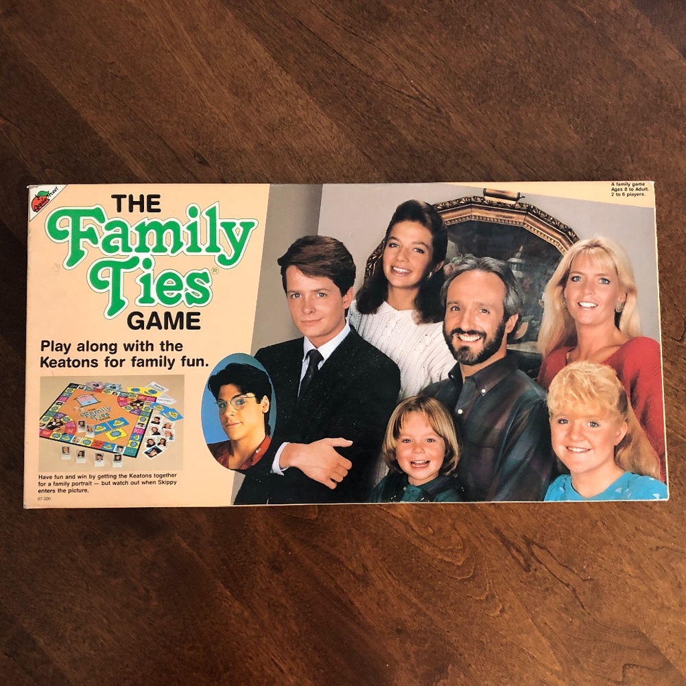 Family Ties, Board Game, Vintage, 1985, TV Show, Game, Michael‎ J Fox, COMPLETE